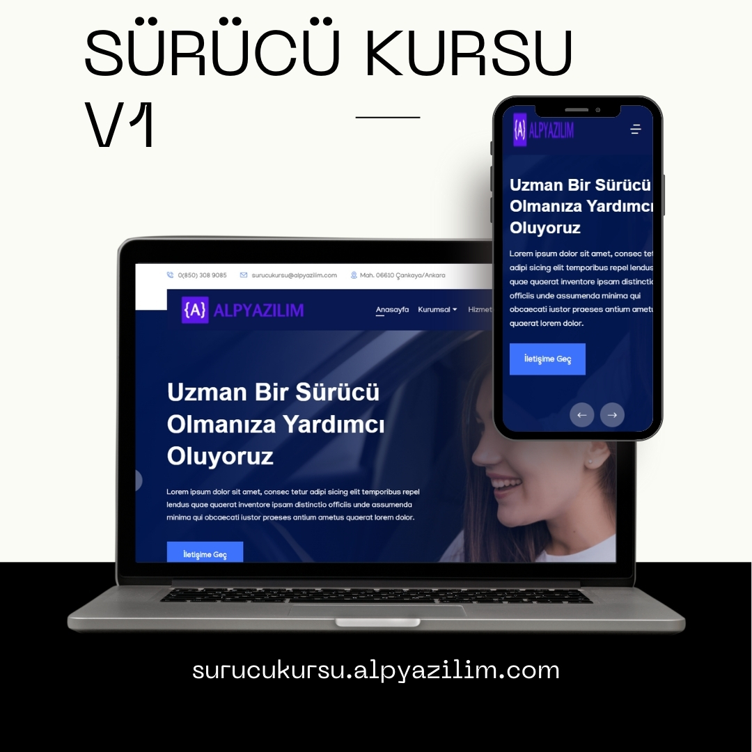 SÜRÜCÜ KURSU V1 | HOSTİNG DOMAİN HEDİYE