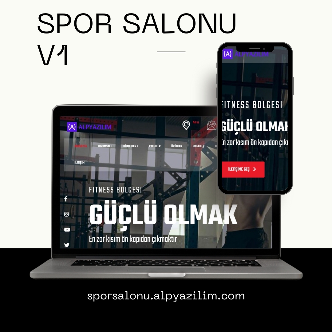 SPOR SALONU V1 | HOSTİNG DOMAİN HEDİYE