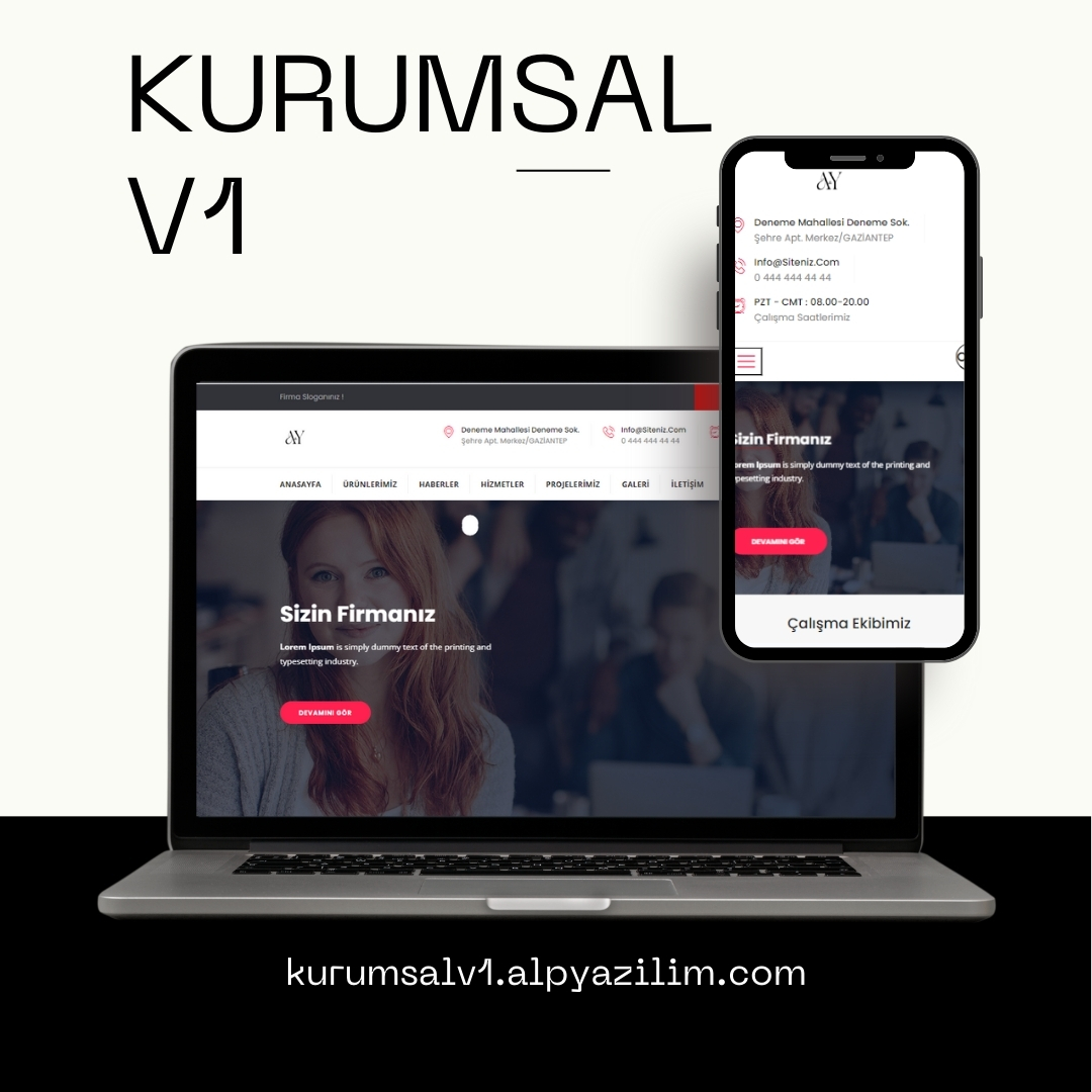 KURUMSAL V1 | HOSTİNG DOMAİN HEDİYE