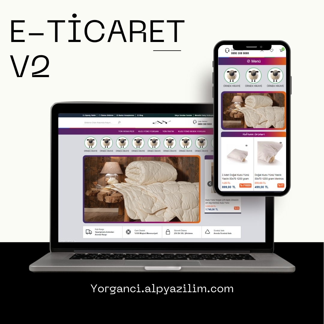 E-TİCARET V2 | Hosting Domain Hediye