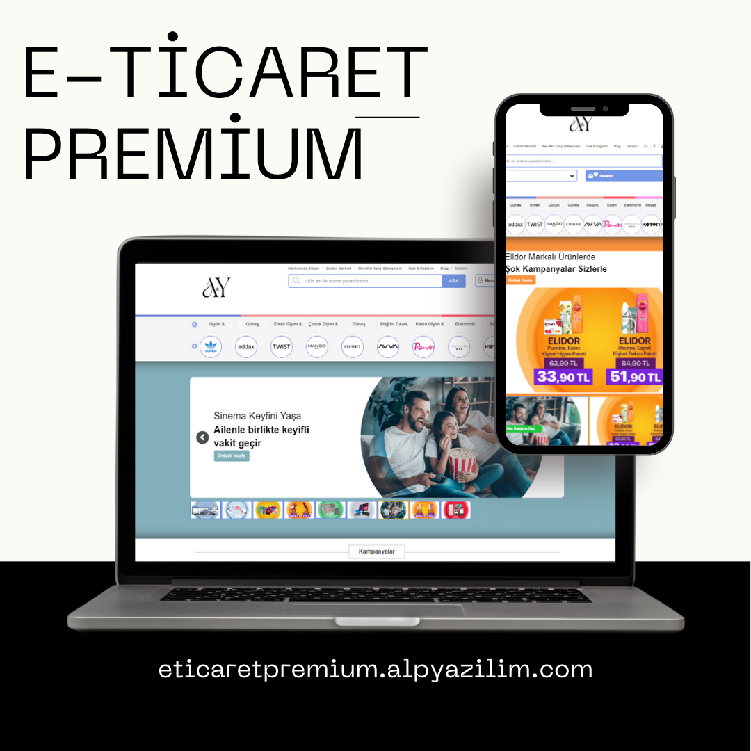 E-TİCARET PREMİUM | HOSTİNG DOMAİN HEDİYE